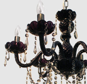9196-6P black Marquis chandelier