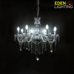 9196-8L Clear Marquis chandelier