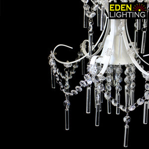 9220 White Malia chandelier