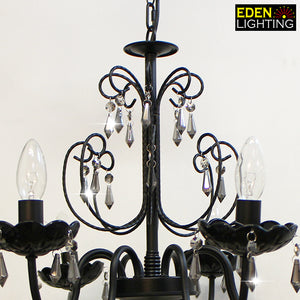 9223-8 Black Ricci chandelier
