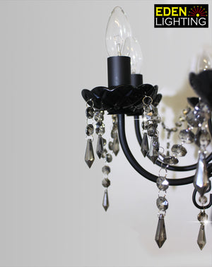 9223-8 Black Ricci chandelier