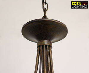9333-12P Brown Ogen chandelier