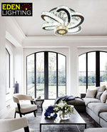 Chrome crystal chandelier for elegant lounge nz