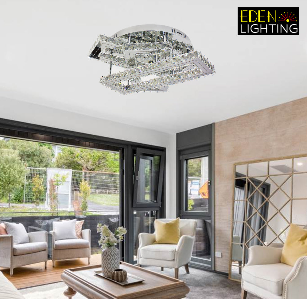 Energy saving LED ceiling light in real-life scene - eden lighting NZ