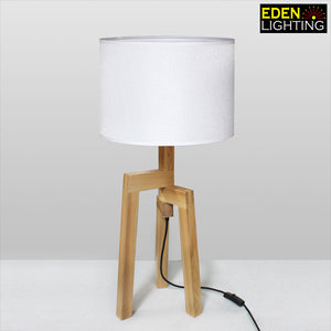 T2 wood table lamp Hector