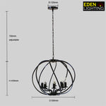 black iron pendant light size nz