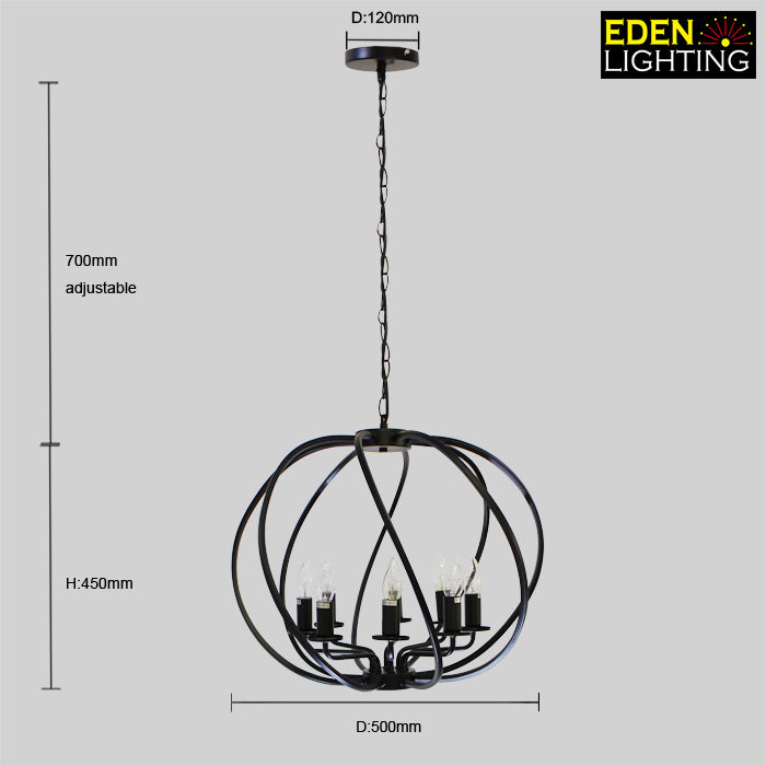 black iron pendant light size nz
