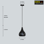 black office pendant light size nz