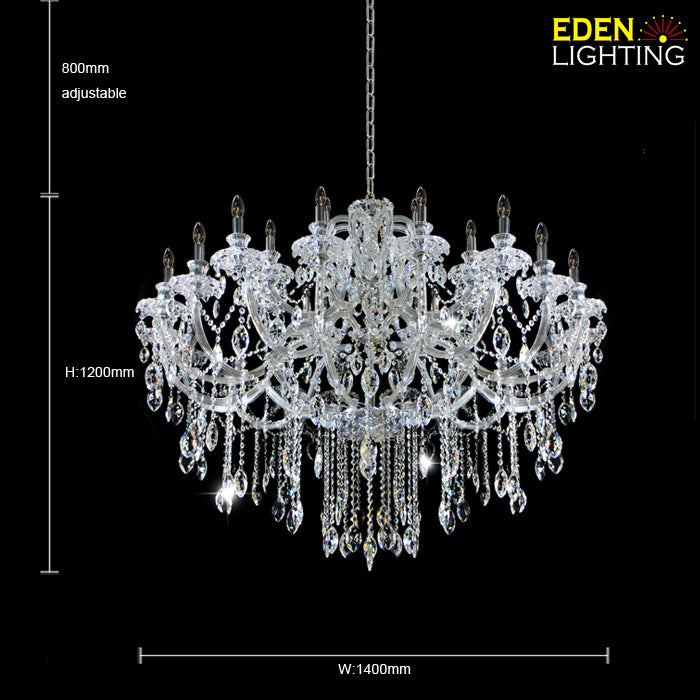 staircase crystal chandelier measurements NZ