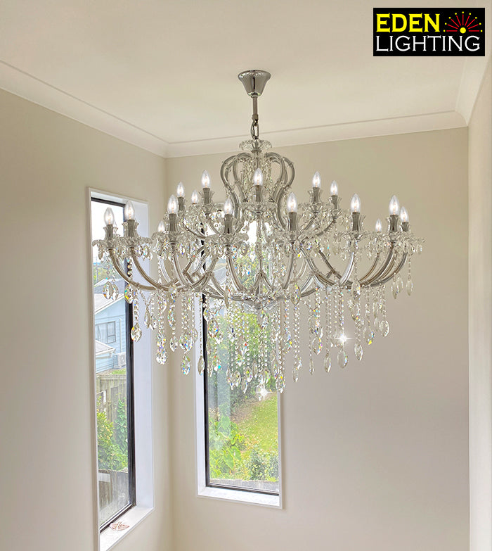 crystal pendant light for foyer Auckland
