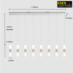 kitchen island chandelier measurements NZ