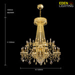 extra large crystal chandelier for open-plan living size auckland