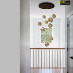bubble glass chandelier for stairwell nz
