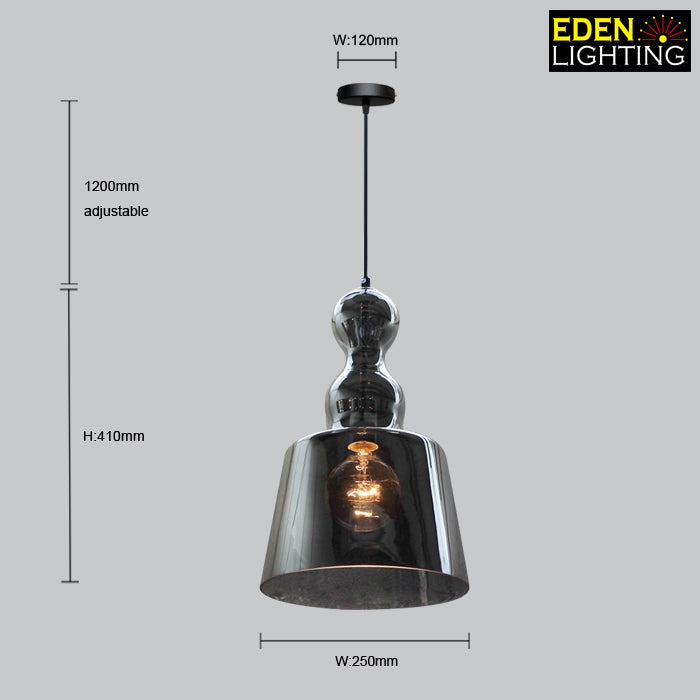 Auckland glass pendant light dimensions