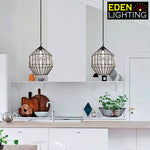 iron black crystal island pendant for kitchen auckland