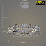 large crystal chandelier for high ceiling living room size nz