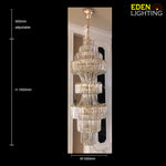 large size crystal chandelier for high ceiling room nz