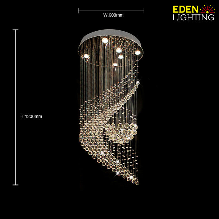 medium size stair chandelier for open-plan staircase nz