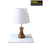 natural wood table lamp for rustic interiors auckland