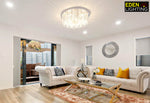 silver crystal chandelier for lounge room nz