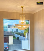 modern crystals pendant light for stairway lighting store North NZ