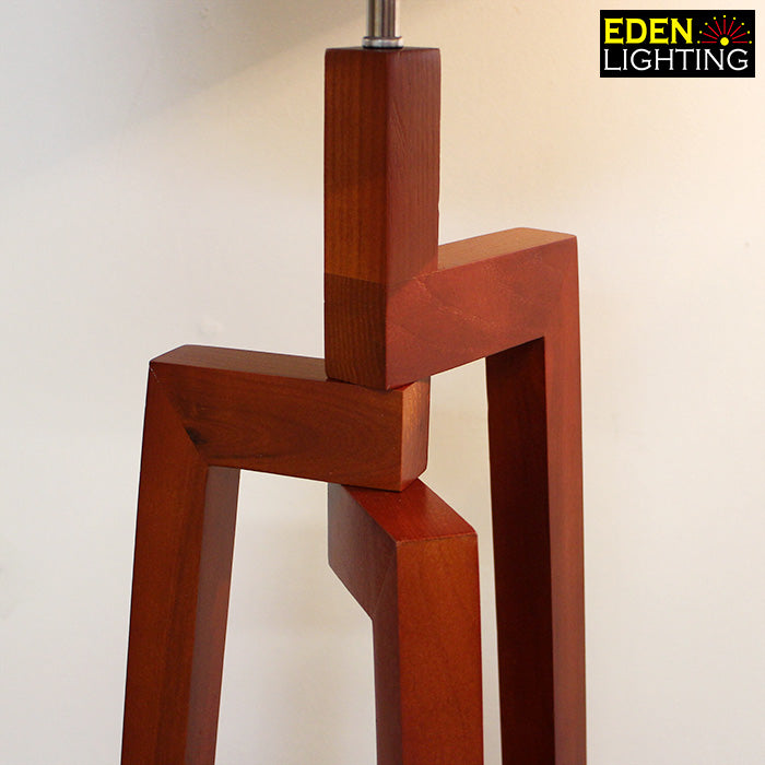 wooden dark table lamp affordable lighting store NZ